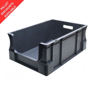 Heavy Duty Stacking Euro Box 60cm 45 Litre Open Front
